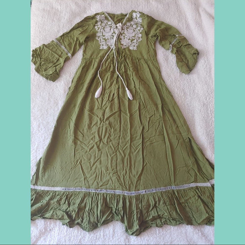 Green dress